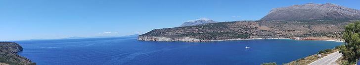 Greece, Peloponnese, Mani, Diros, water, blue, scenics - nature, HD wallpaper
