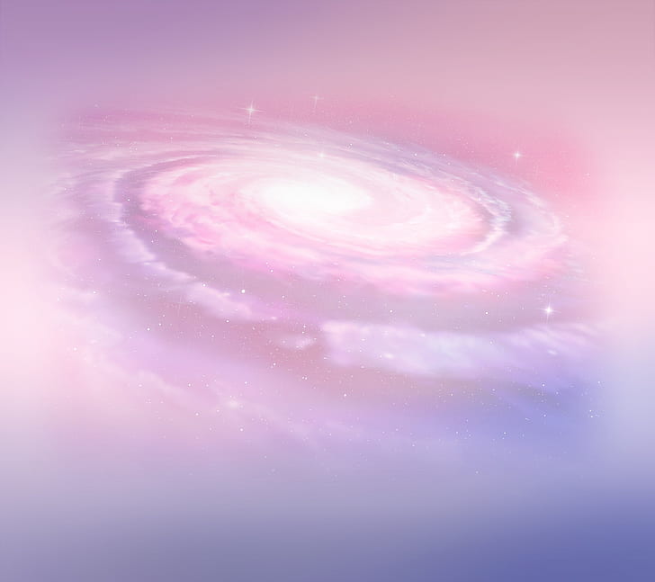 Pink Galaxy Computer Background