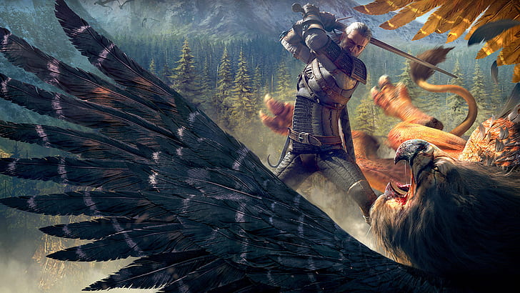 The Witcher 3 Wild Hunt Witcher Griffin, HD wallpaper