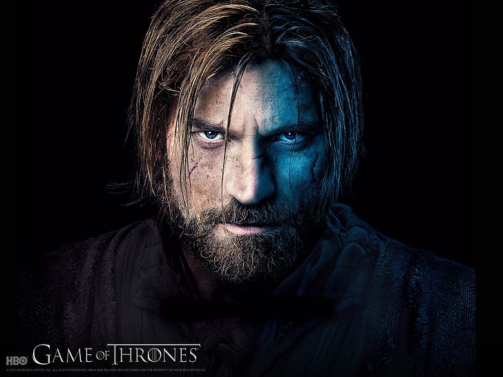 Game of Thrones poster, TV, men, HBO, portrait, beard, headshot, HD wallpaper