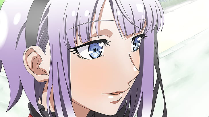 1920x1080px Free Download Hd Wallpaper Anime Dagashi Kashi Blue Eyes Girl Purple Hair