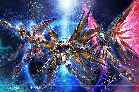 Hd Wallpaper Anime Robot Gundam Super Robot Wars Mobile Suit Gundam Seed Destiny Wallpaper Flare