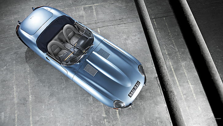 Jaguar E-type HD, cars, HD wallpaper