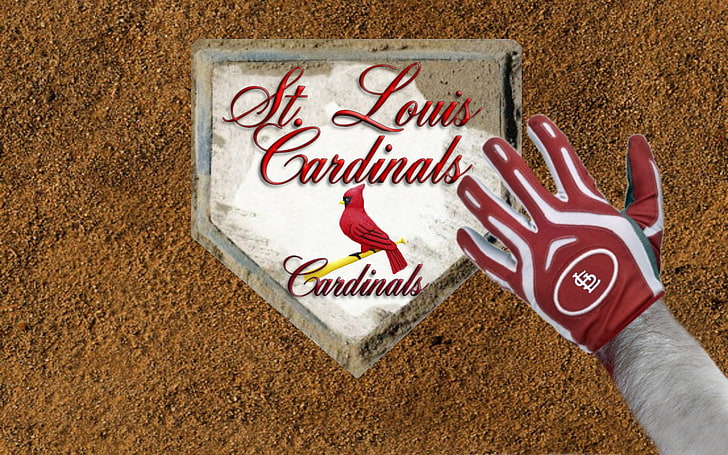 baseball home plate St Louis Cardinals Sports Baseball HD Art