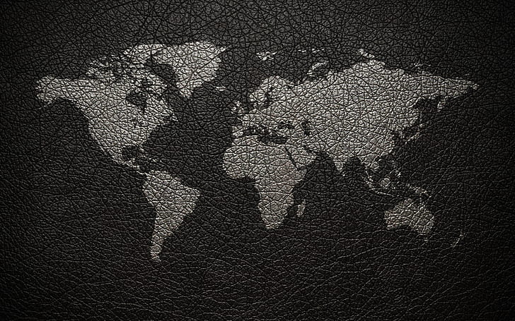 earth, leather, world map, the continent