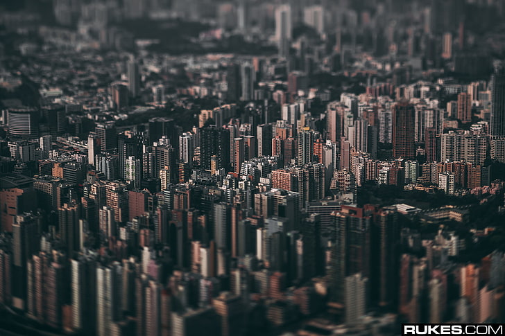 Rukes, photography, city, cityscape, Hong Kong, building exterior, HD wallpaper