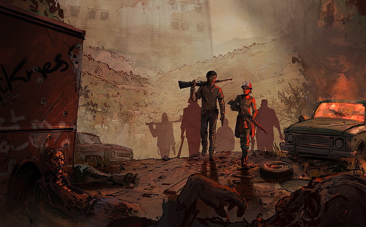 untitled, Walking Dead: A Telltale Games Series, occupation, group of people, HD wallpaper