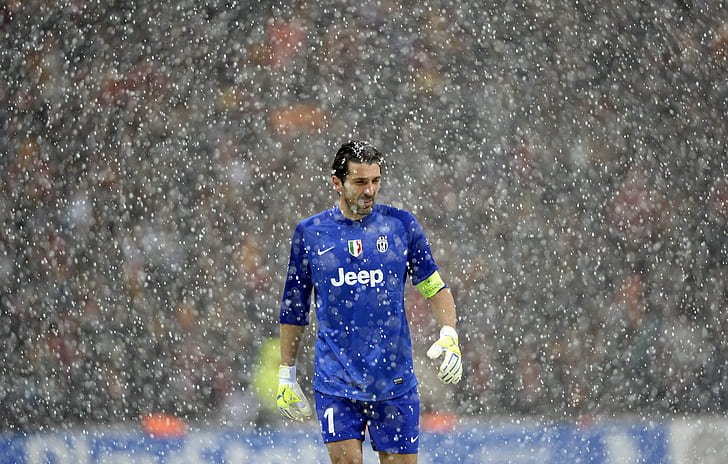 Snow, Sport, master, Football, Goalkeeper, Juventus, Gianluigi Buffon