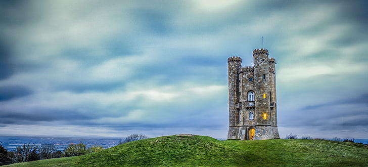 broadway tower worcestershire, architecture, built structure, HD wallpaper