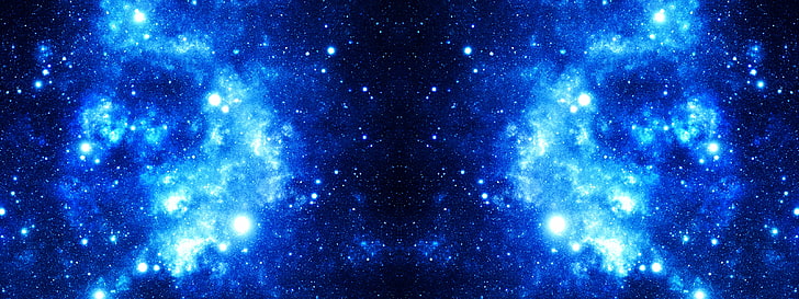 blue startrail, space, galaxy, stars, astronomy, star - space, HD wallpaper