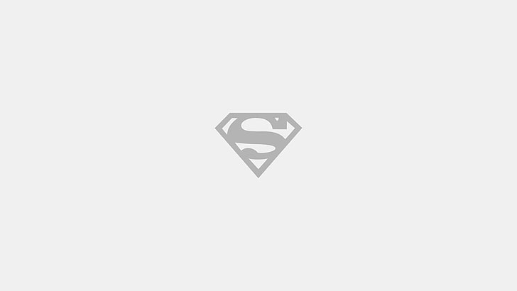 Superman logo, hero, heart shape, love, copy space, positive emotion, HD wallpaper