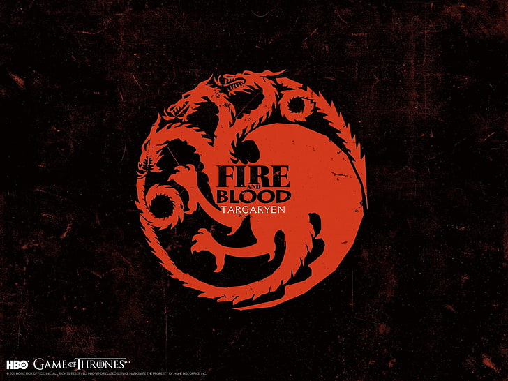 Fire and Blood Targaryen book, House Targaryen, Game of Thrones, HD wallpaper