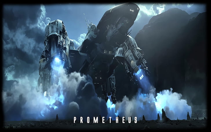 Prometheus Spaceship HD, prometheus spaceship, movies, HD wallpaper