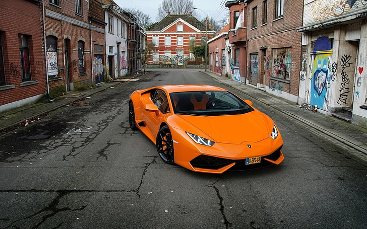car, Super Car, Lamborghini, mode of transportation, architecture, HD wallpaper