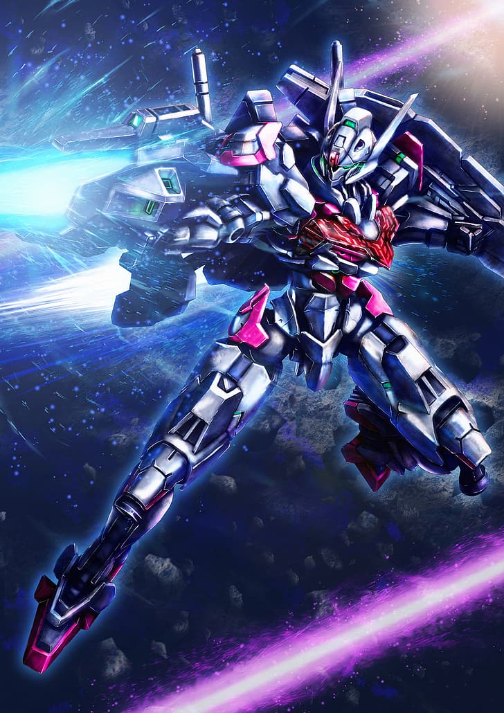 anime, mechs, Super Robot Taisen, Gundam, Mobile Suit Gundam THE WITCH FROM MERCURY, HD wallpaper