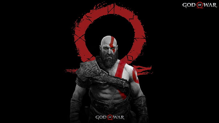 logo, demigod, armor, Kratos, God of War, general, Spartan HD wallpaper