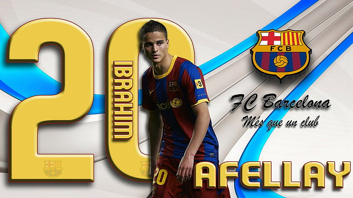 FC Barcelona, Ibrahim Afellay, HD wallpaper