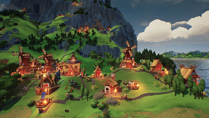 Valhalla Hills, Best Games, PC, fantasy, screenshot, gameplay, HD wallpaper