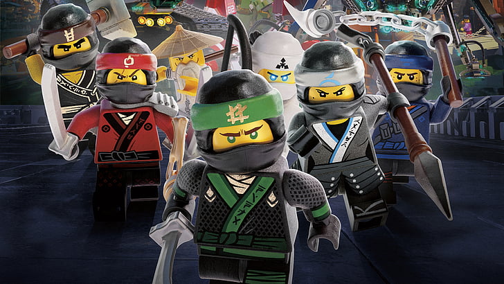 Ninja Warriors, The LEGO Ninjago Movie, 5K, HD wallpaper