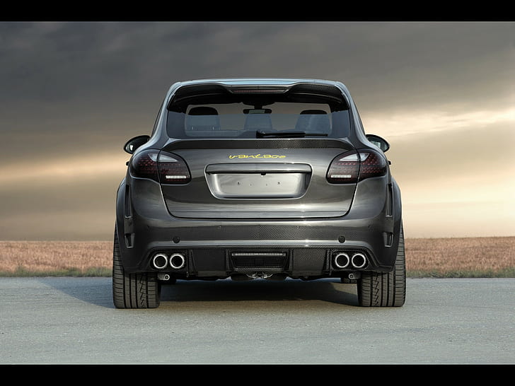 Porsche Cayenne Vantage Carbon Fiber HD, black suv, cars
