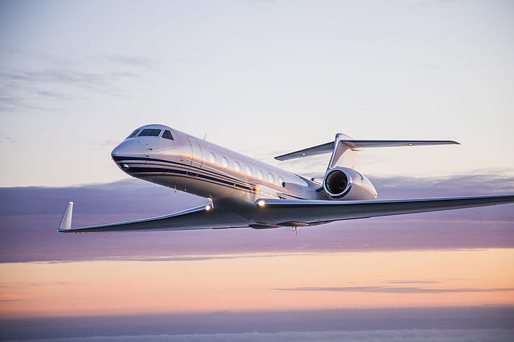 Aircraft, Private Jet, HD wallpaper
