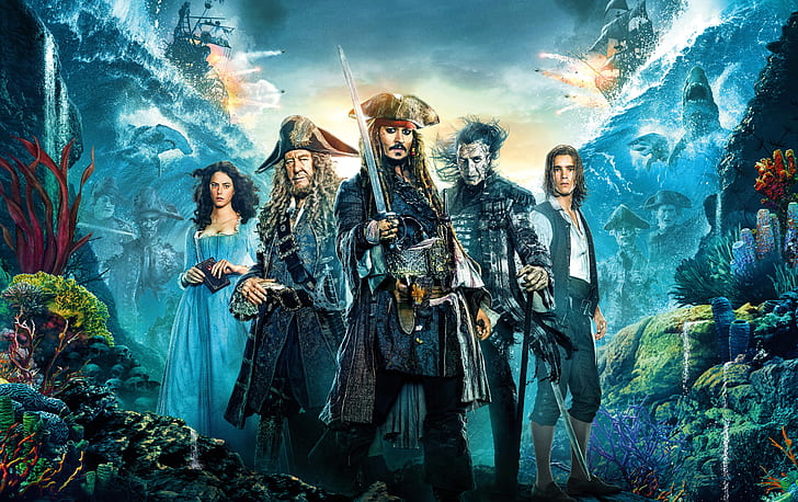 Pirates of the Caribbean: Dead Men Tell No Tales, movies, HD wallpaper