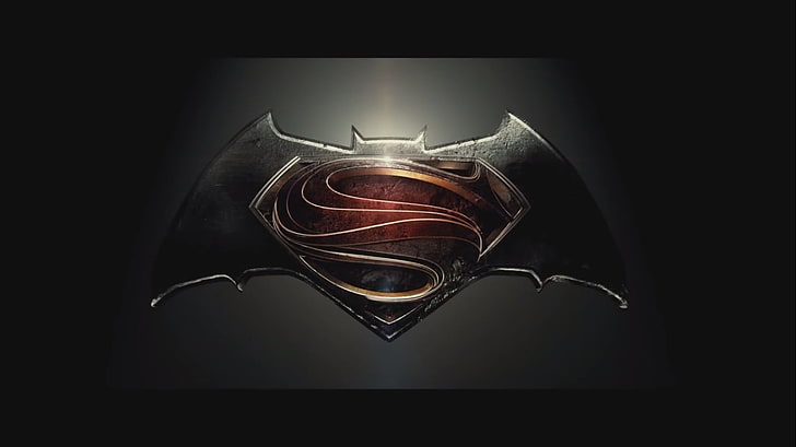 Superman and Batman logo screenshot, Batman v Superman: Dawn of Justice
