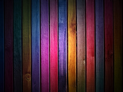 HD wallpaper: multicolor wood textures rainbows planks wood panels ...