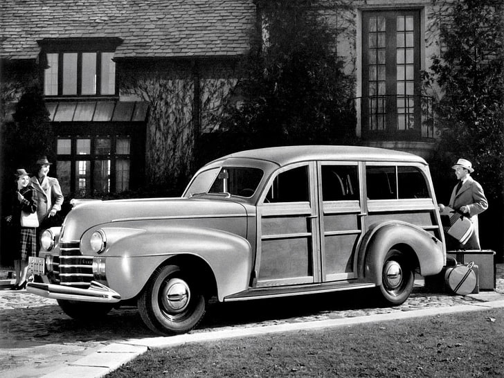 1940, 3565, deluxe, oldsmobile, retro, stationwagon, HD wallpaper