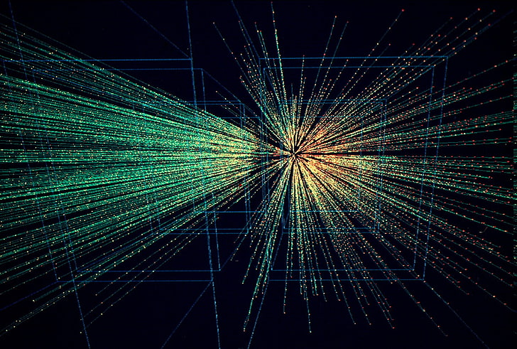 abstract, Large Hadron Collider, Lights, Particle, spectrum, HD wallpaper