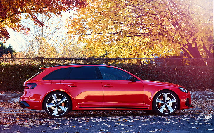 Audi RS 4 Avant, 2018, 4K, mode of transportation, car, motor vehicle, HD wallpaper