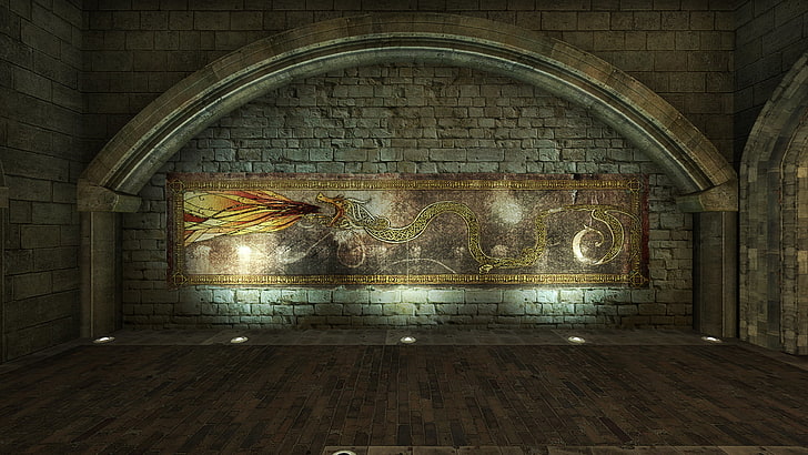 green and yellow dragon and phoenix painting, Counter-Strike: Global Offensive