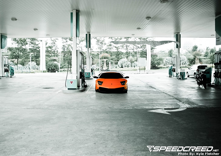 Lamborghini Murcielago, car, mode of transportation, motor vehicle, HD wallpaper