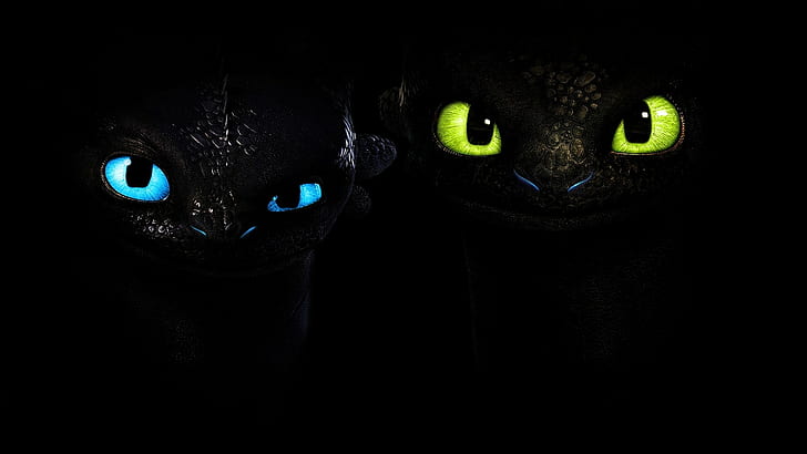 dragon how to train your dragon 2 toothless, portrait, dark