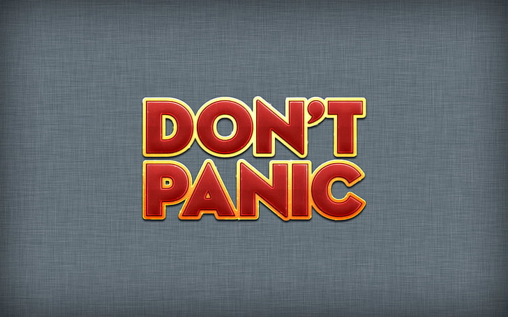 dark, The Hitchhiker's Guide to the Galaxy, text, communication, HD wallpaper