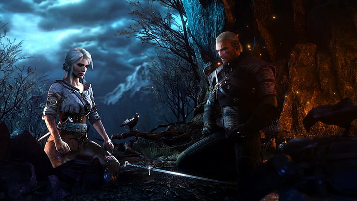 Hd Wallpaper The Witcher The Witcher 3 Wild Hunt Ciri The Witcher Geralt Of Rivia Wallpaper Flare