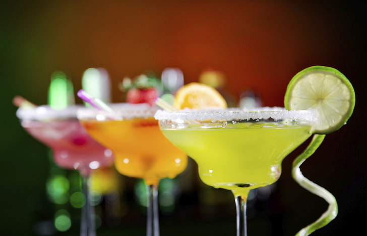 citrus cocktail 4k hd pic, food and drink, alcohol, fruit, refreshment, HD wallpaper