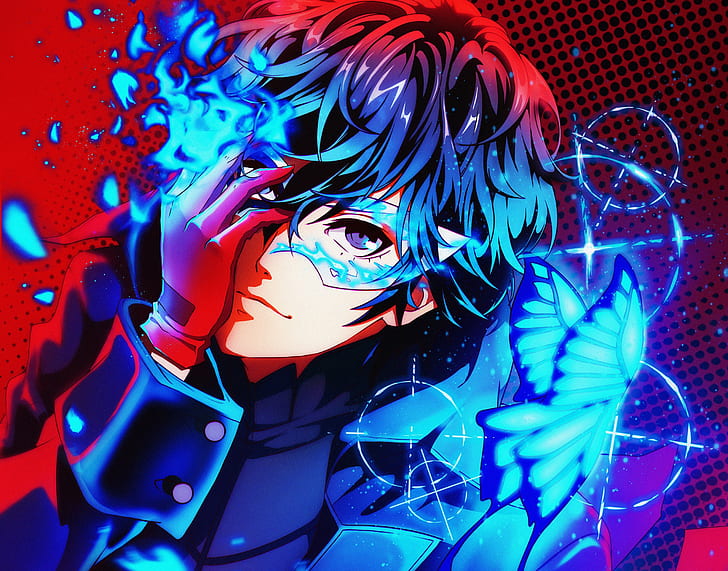 Anime, Persona 5: The Animation, Protagonist (Persona), HD wallpaper