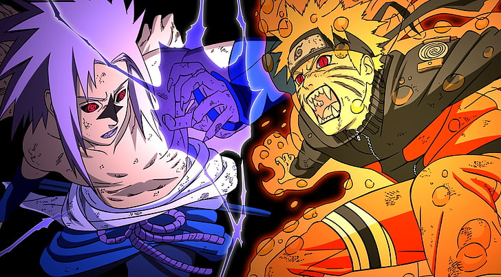 Naruto Vs Sasuke Best Clips of the Fight (4k/60fps) 