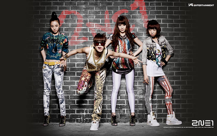2NE1 korea music girls 01, 2ne1 band, HD wallpaper