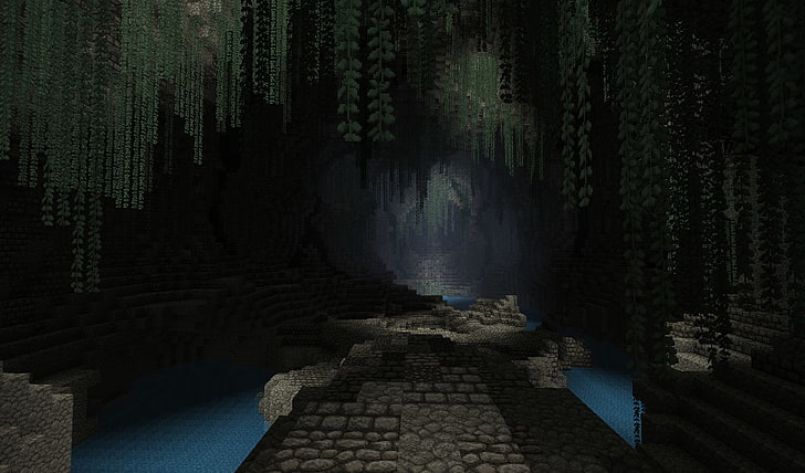 cave, Minecraft, screenshots