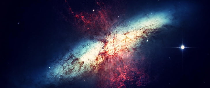 helix nebula, galaxy, Messier 82, smoke - physical structure