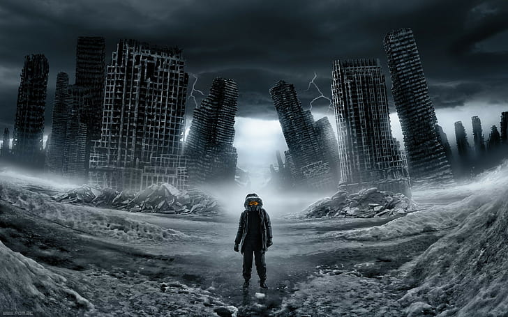science fiction, Vitaly S Alexius, Romantically Apocalyptic, HD wallpaper
