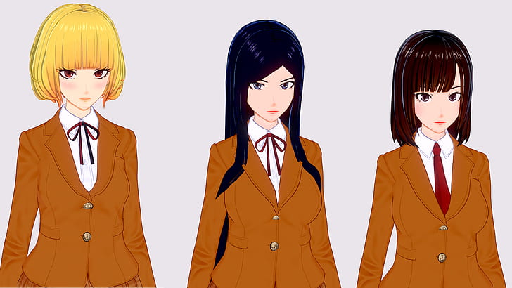 Anime, Prison School, Chiyo Kurihara, Hana Midorikawa, Mari Kurihara, HD wallpaper