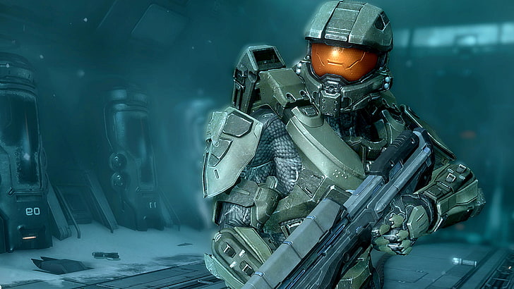 soldier HD wallpaper, Halo, video games, Master Chief, science fiction