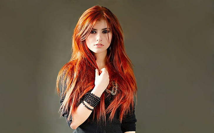 redhead julia lily kova zabolotnikova, beauty, beautiful woman, HD wallpaper