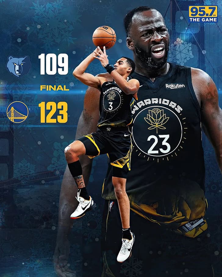 Download Golden State Warriors' Klay Thompson Poster Wallpaper
