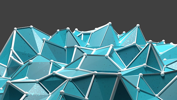 simple, low poly, digital art, built structure, no people, pattern, HD wallpaper