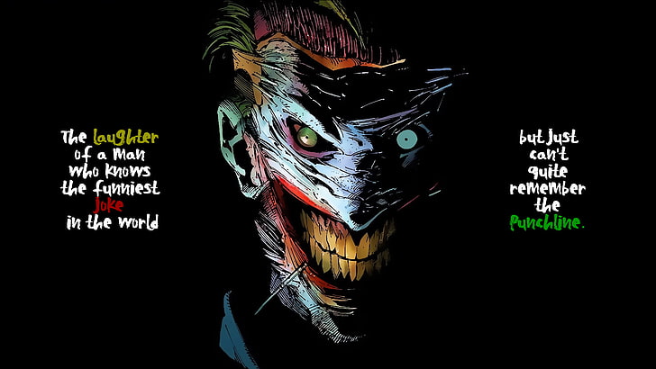 HD wallpaper: Joker, quote | Wallpaper Flare