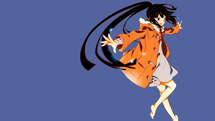 girl wearing orange jacket anime character, Log Horizon, Akatsuki (Log Horizon), HD wallpaper